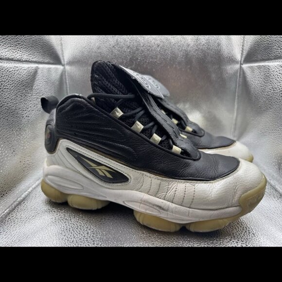 RARE 🚀 Size 10.5 - Reebok Shoes - 2018 Iverson‎ Legacy Mens - Black White Red - Picture 1 of 11